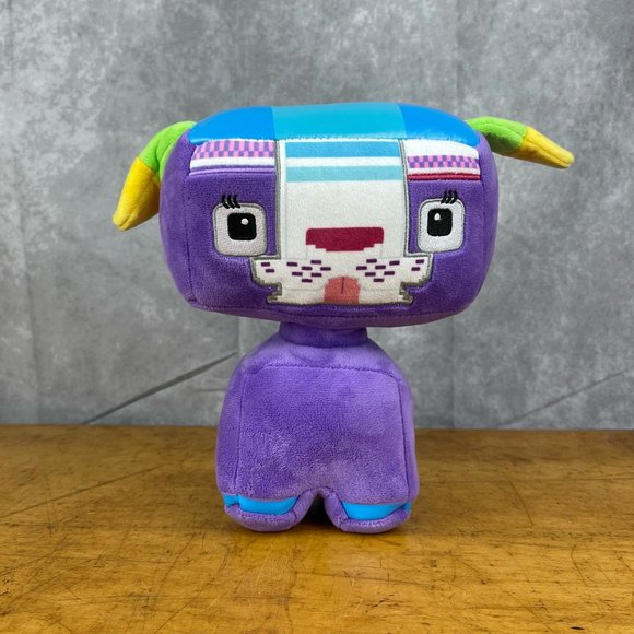Ty Beanie Boos Widget the Lego Purple Dog Legoland Exclusive 2020 9" Tall - Picture 1 of 10